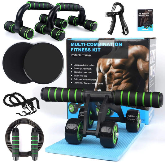 GreenGlow 10-in-1 Home Fitness Kit – Full Body Workout Anywhere